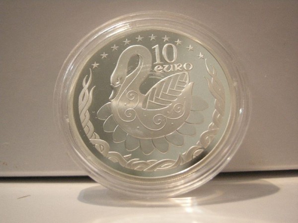 (afbeelding voor) 10 Euromunt Ierland 2004 in Capsule Proof